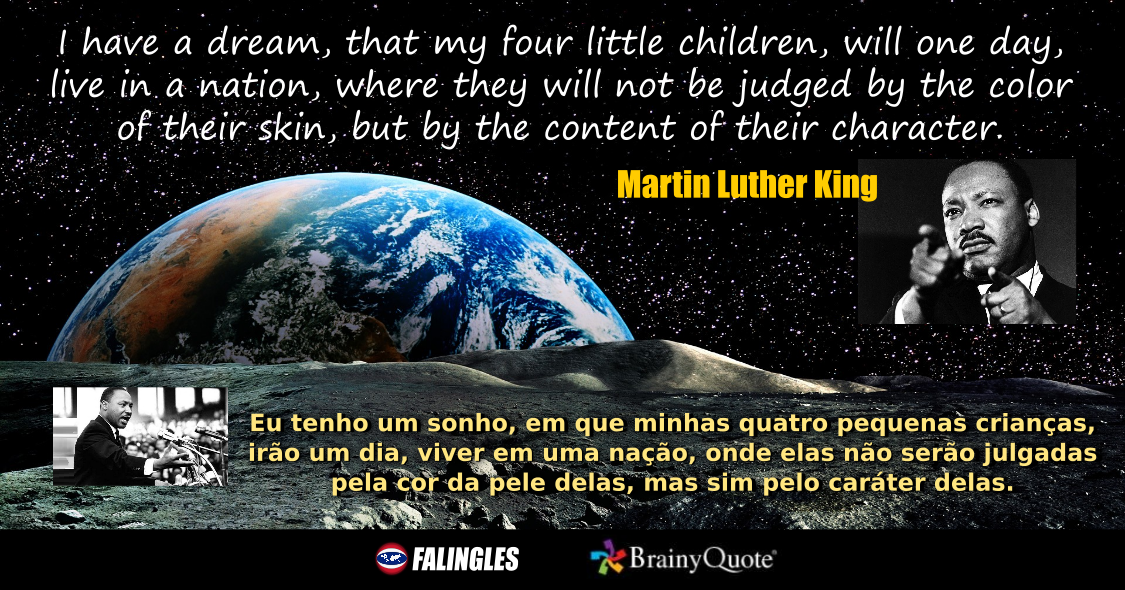 I Have A Dream Martin Luther King Falingles